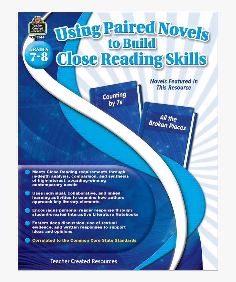 Tcr3544 Using Paired Novels To Build Close Reading - Using Paired Novels To Build Close Reading Skills Grades, transparent png #4200748