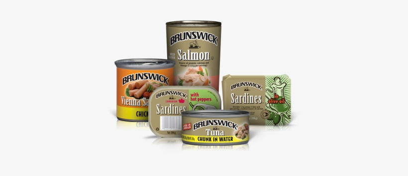 Brunswick Sardines In Olive Oil - 3.75 Oz Tin, transparent png #4200755