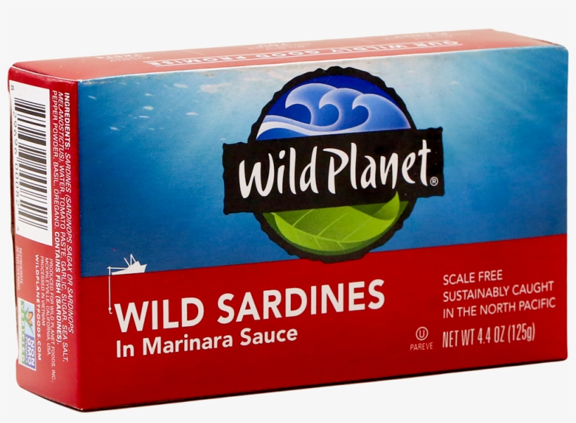 Sardines - Wild Planet Wild Sardines In Spring W-ater 4.375 Oz, transparent png #4201364