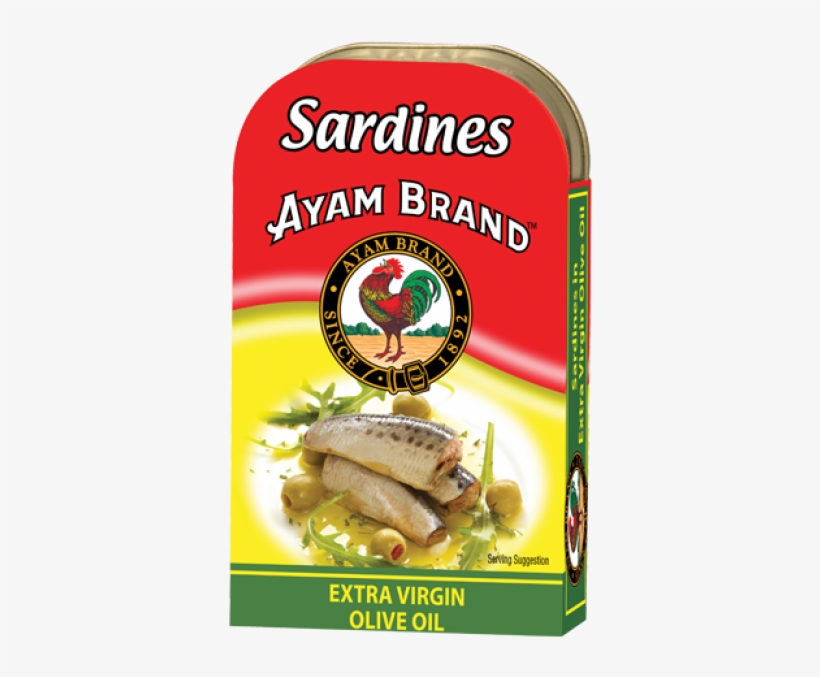 Sardines In Black Beans Ayam Brand, transparent png #4201415