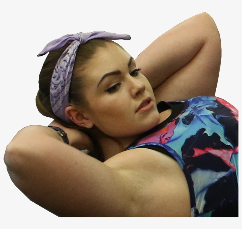 Woman Doing Crunches At The Gym - Girl, transparent png #4201417