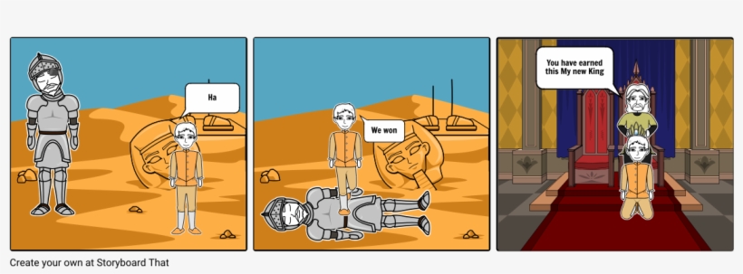 David And Goliath P2 - Cartoon, transparent png #4201656