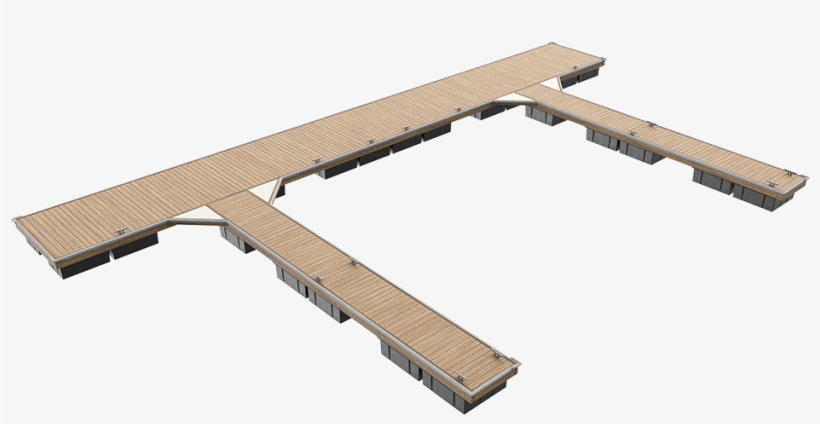 Unideck Timber Dock - Concrete Bridge, transparent png #4201950