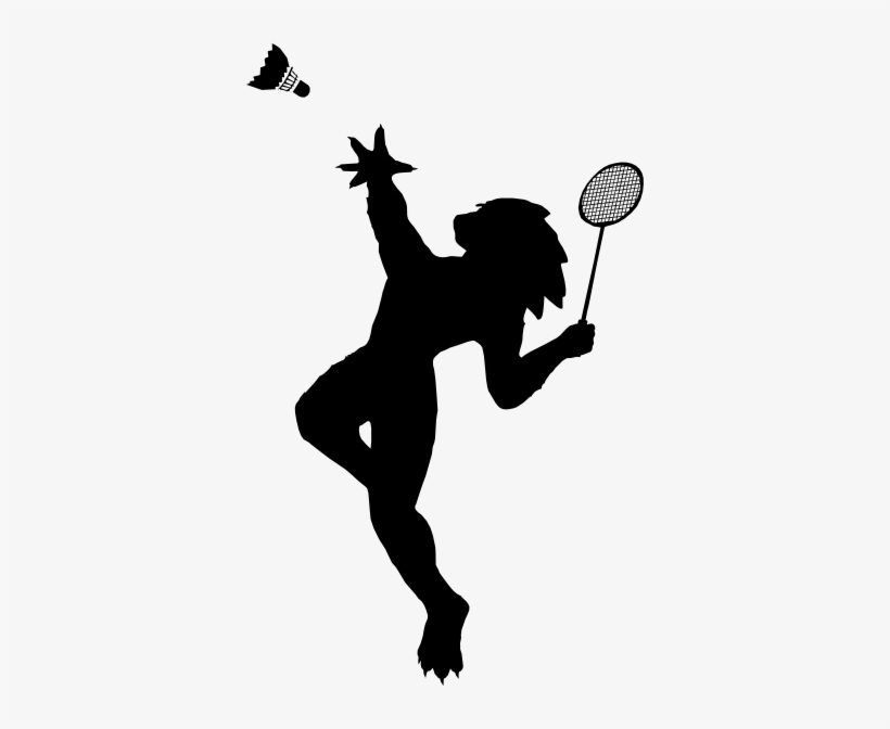 Badminton Silhouette Cliparts - Badminton, transparent png #4201951