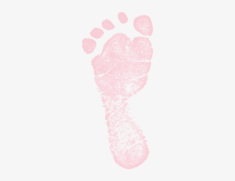 Babyfeet Pink Left - Heart, transparent png #4202135