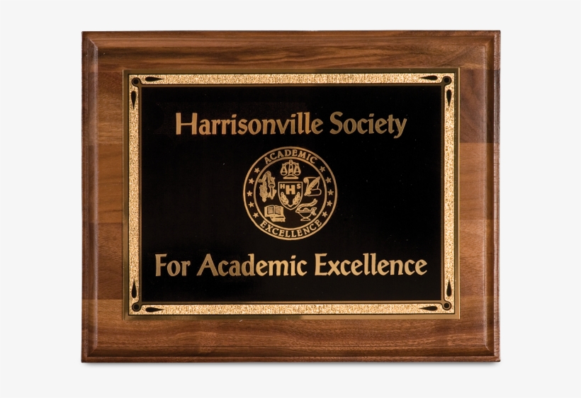 Walnut Plaques W/ Teardrop Plate, transparent png #4202285