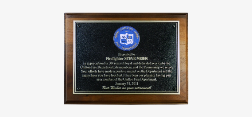 Commemorative Plaque - Free Transparent PNG Download - PNGkey