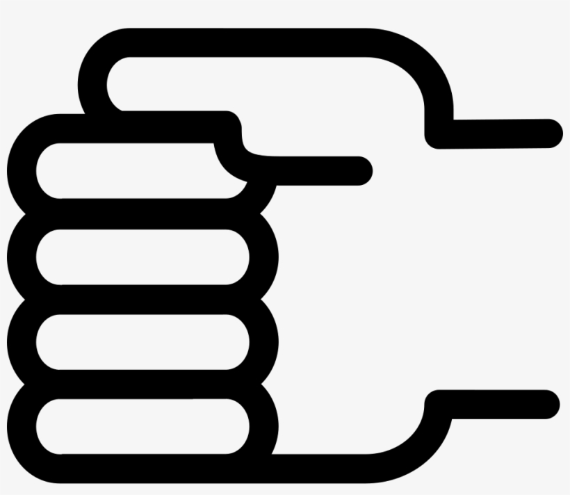 Closed Fist Hand Gesture - Save Money Icon Png, transparent png #4202416