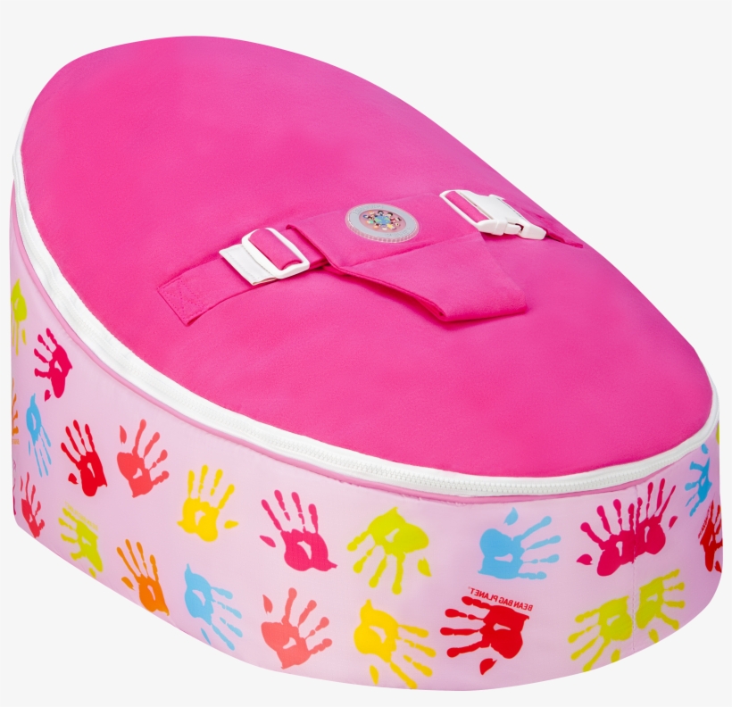 Pink Hands Baby Bean Bag - Baby Bean Bag Girl, transparent png #4202492