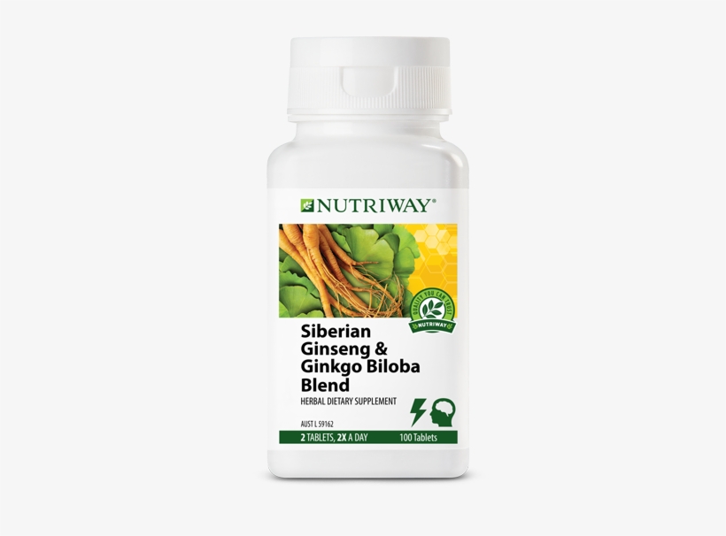 Nutriway® Siberian Ginseng & Ginkgo Biloba - False Nutrilite Natural Energ Caffeine-free Endurance, transparent png #4202811