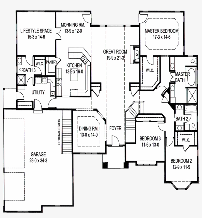 Start Building Your Custom Home With David & Goliath - Floor Plan, transparent png #4202909