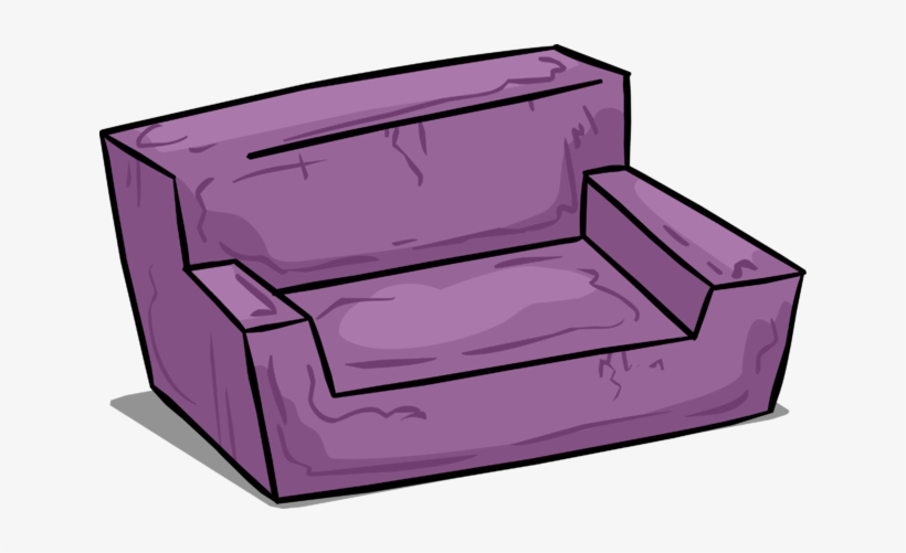 Stone Couch Sprite 015 - Chair, transparent png #4203144