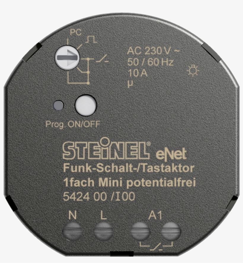 Enet Switching Actuator - Gira Enet Radio Switching/momentary-contact Actuator, transparent png #4203165