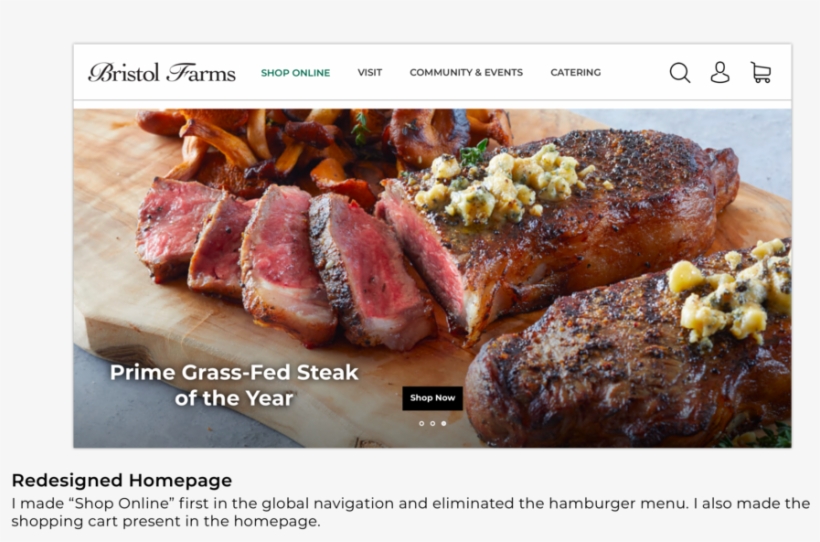 Redesigned Homepage - Flat Iron Steak, transparent png #4203305