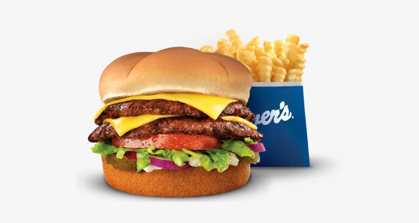 3906257 - > - Culver's Bacon Deluxe Triple, transparent png #4203310