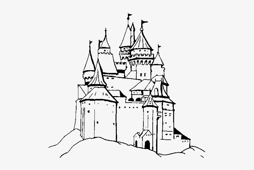 Castello Di Dracula Disegno, transparent png #4203501