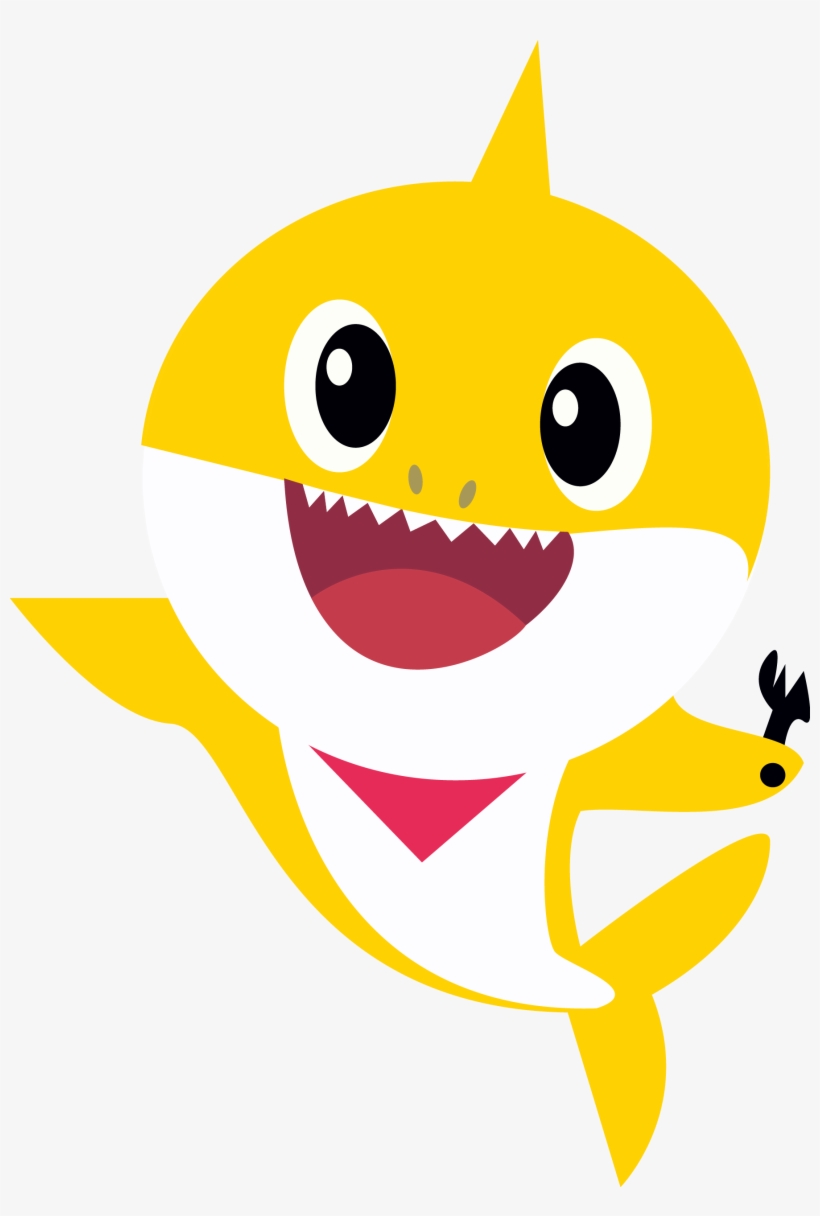 Baby Shark Decoración - Baby Shark Yellow, transparent png #4203618