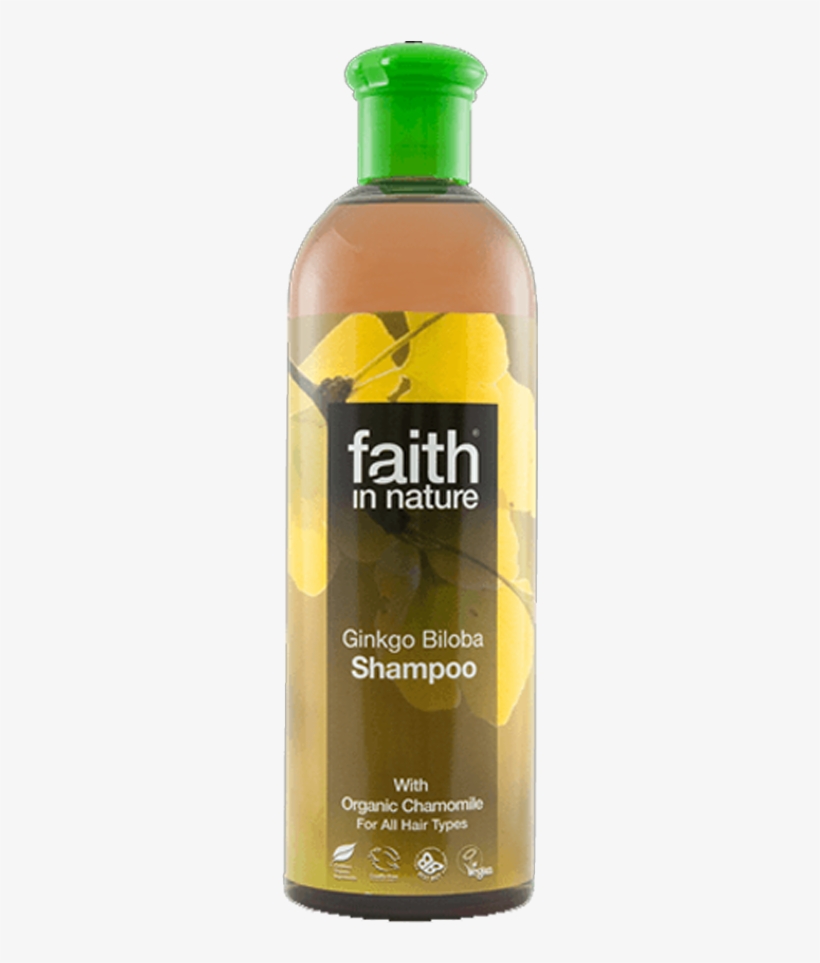 Faith In Nature Ginkgo Biloba Shampoo - Faith In Nature Ginkgo Biloba Shampoo 400 Ml, transparent png #4203757