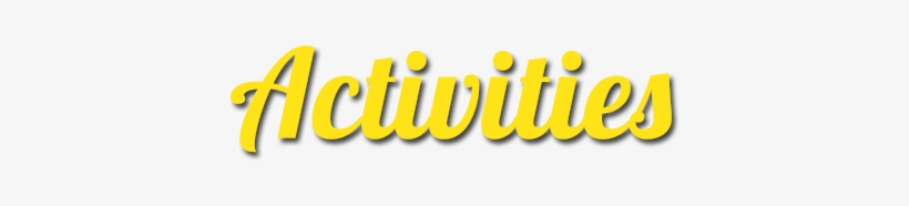 Ct-activities - Activities, transparent png #4203909