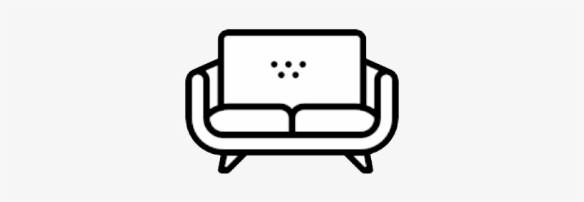 Blue - Couch, transparent png #4203933