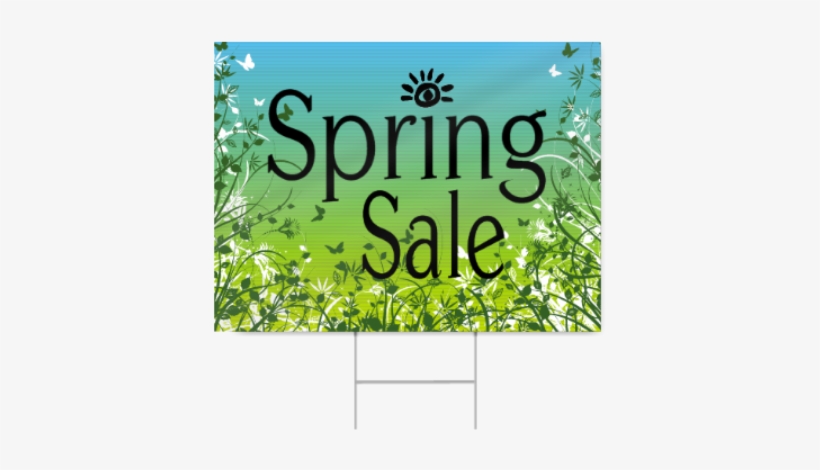 Spring Sale Sign - Dame Lime Postcard Postkarte, transparent png #4204029
