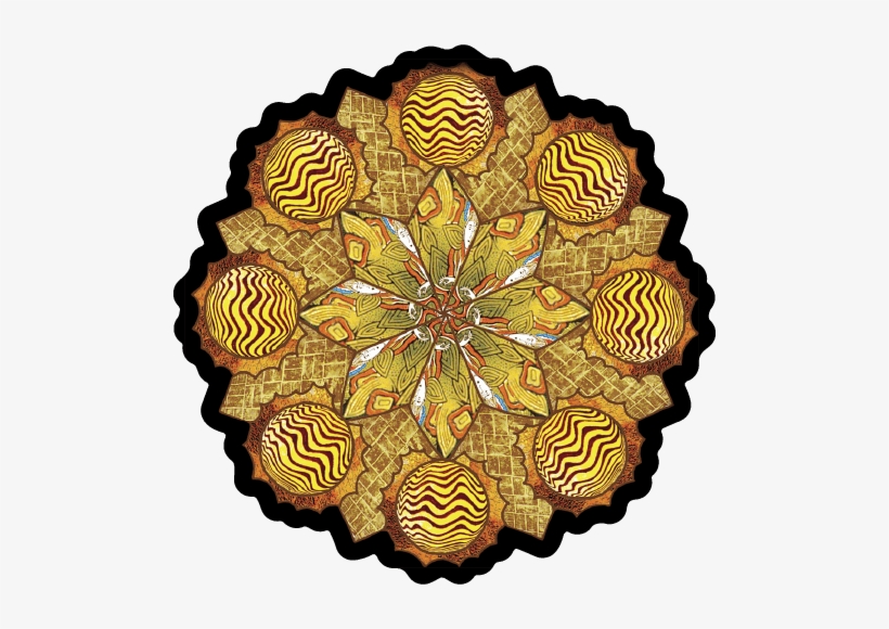 Illumination Mandala Mini Sticker - Music, transparent png #4204356