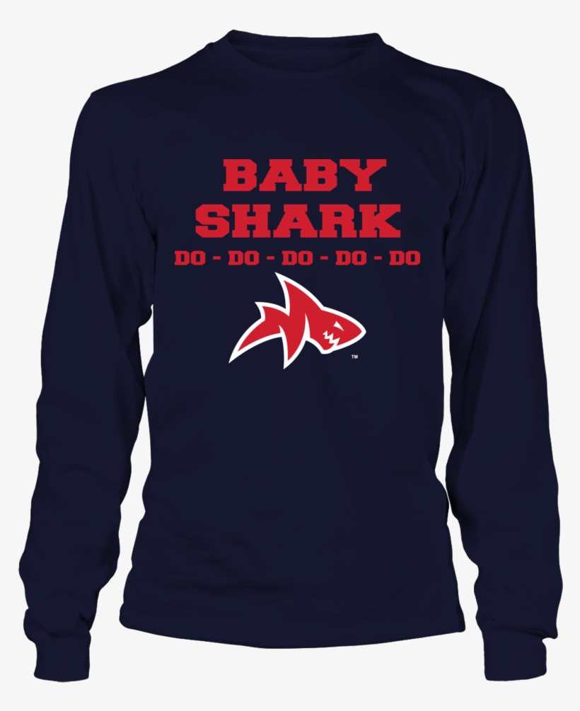 Family Shark Baby Ole Miss Rebels Shirt - Ole Miss Baby Shark, transparent png #4204398
