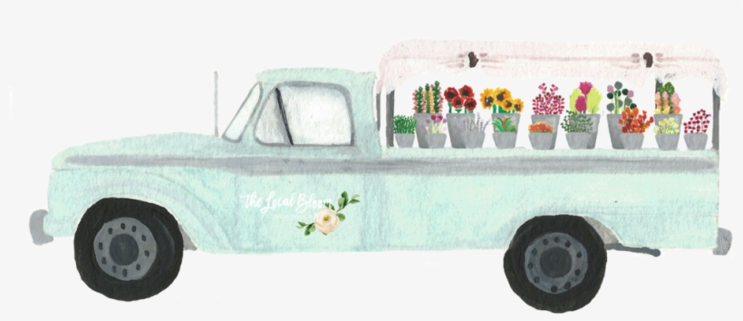 Lb Flower Truck Copy - Portable Network Graphics, transparent png #4204940