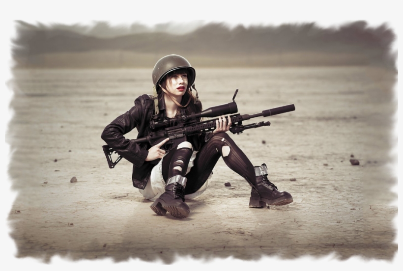 Transparent Female Military Soldiers, transparent png #4205091