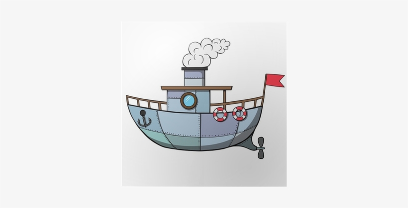 Schip Cartoon, transparent png #4205267