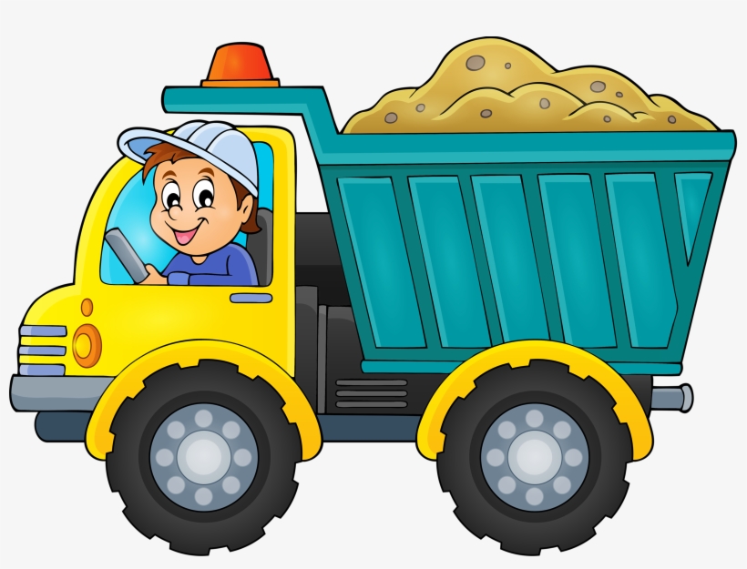 Rennaisance Clipart Truck - Imagenes De Camionero Animados, transparent png #4205476