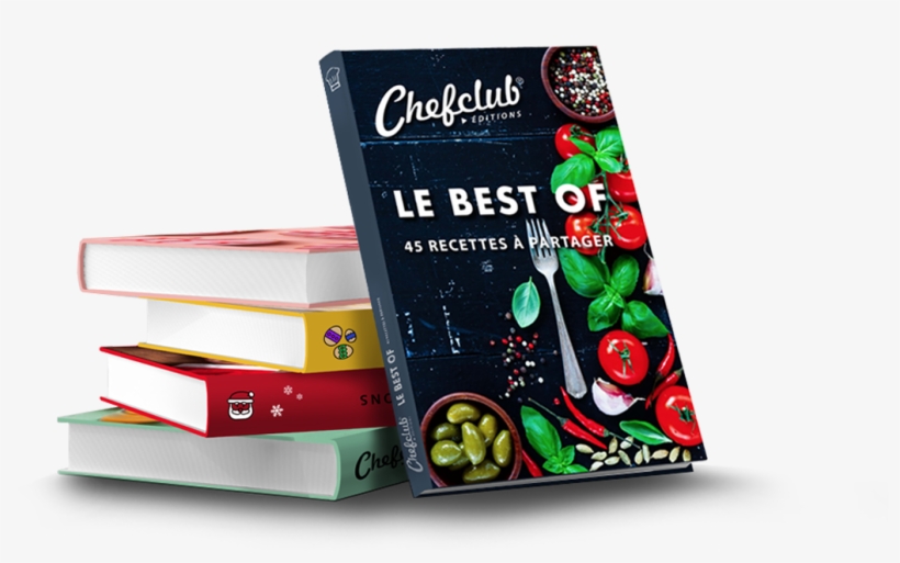 Le Livre Chefclub "45 Recettes Best Of" - Livre Recette Chef Club, transparent png #4205581