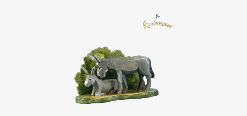 "2 Donkeys" - Figurine, transparent png #4205604