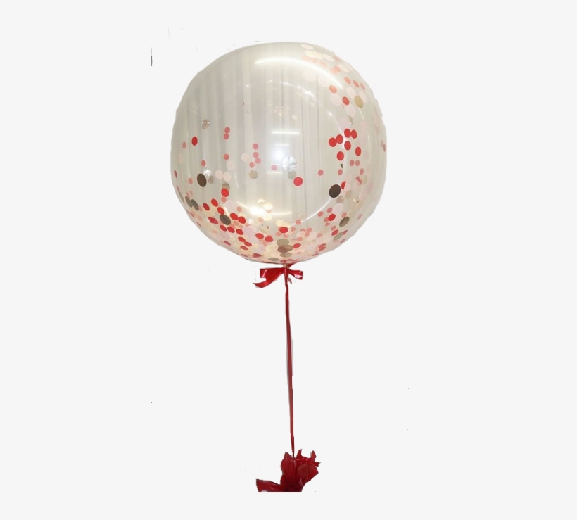 Sparkling Love Confetti Balloon - Balloon, transparent png #4205712