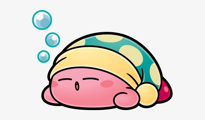 Sleep Kirby - Sleepy Kirby, transparent png #4205942