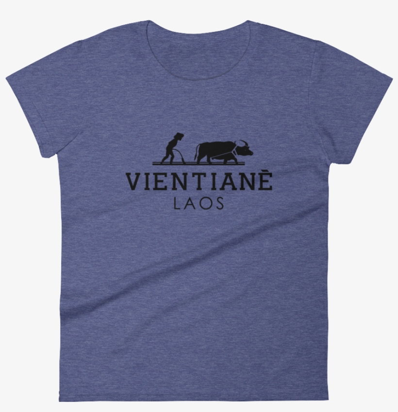Vientiane Water Buffalo Women's T-shirt - Hippopotamus, transparent png #4206163