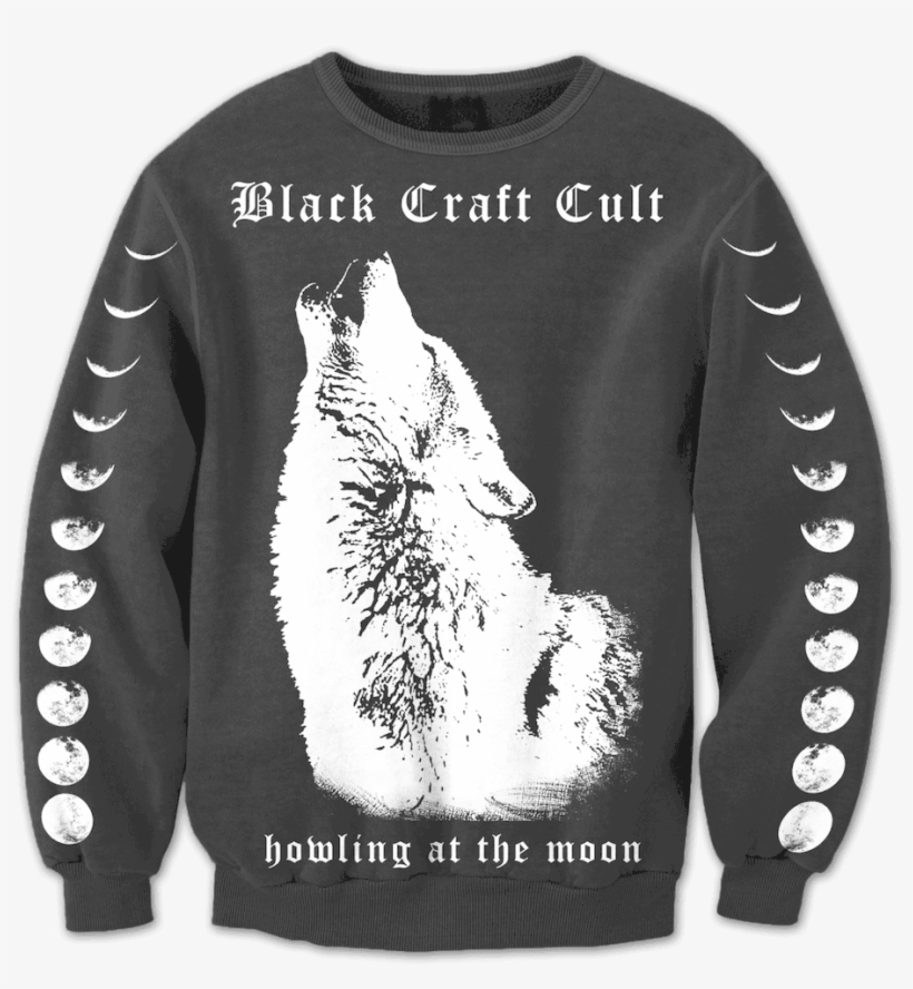 Wolf Howl - Crewneck - Crew Neck, transparent png #4206500