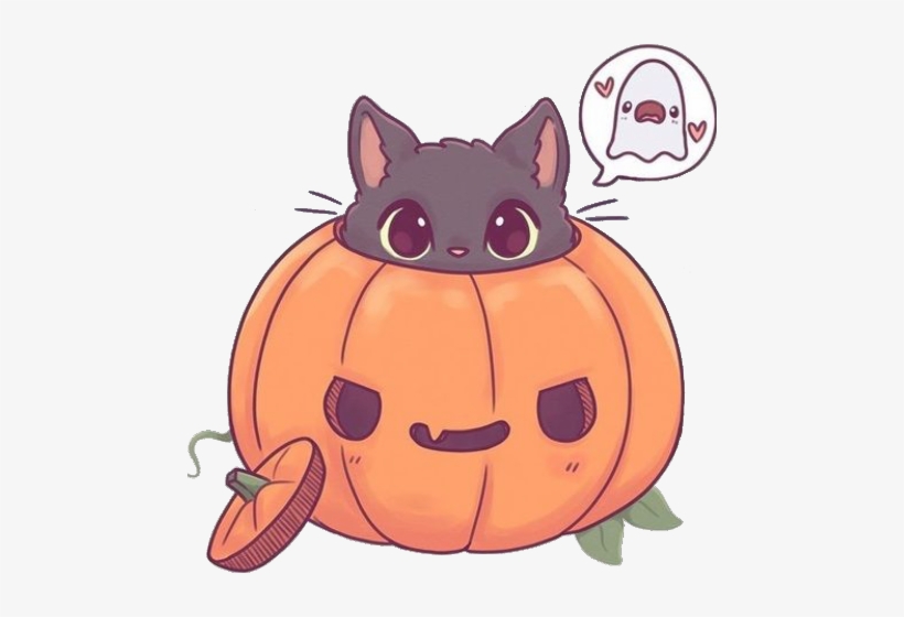 Dibujos De Halloween Kawaii, transparent png #4206529