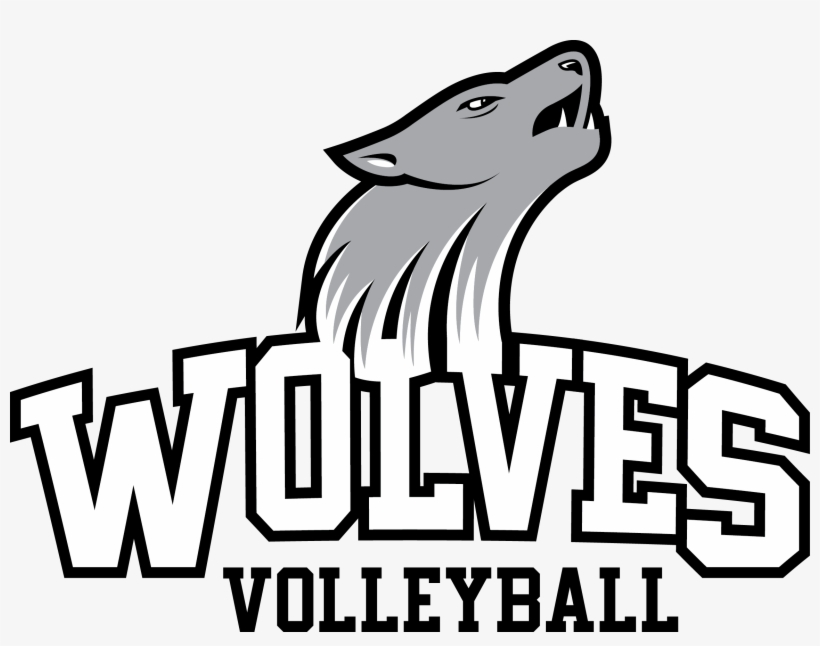 Gprc Wolves Howl Wolves Volleyball Bw - Grande Prairie Regional College, transparent png #4206616