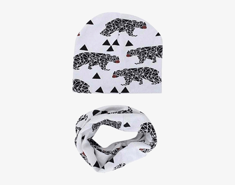 Petite Bello Hats Bear Baby Cool Hat & Scarf - Toddlers Children Caps Scarves Set Winter Autumn Baby, transparent png #4206692