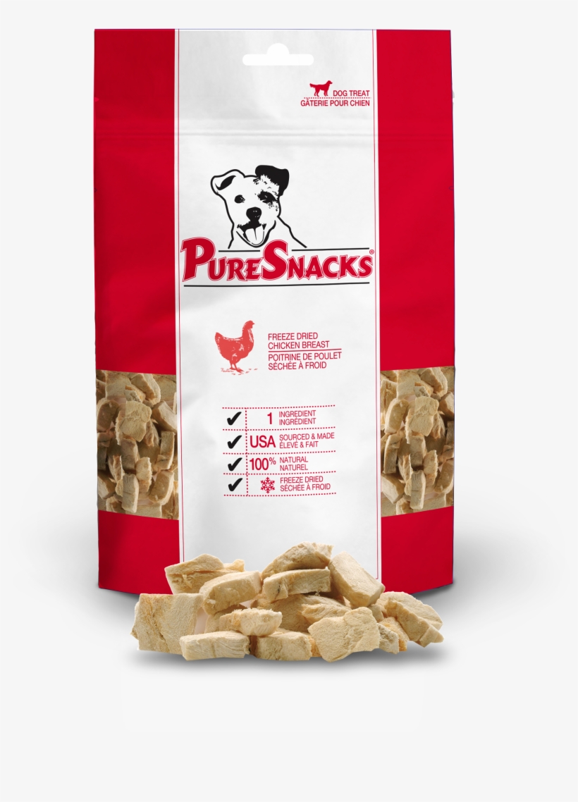 Jpeg - Puresnacks Freeze Dried Chicken Breast Dog Treat, transparent png #4206888
