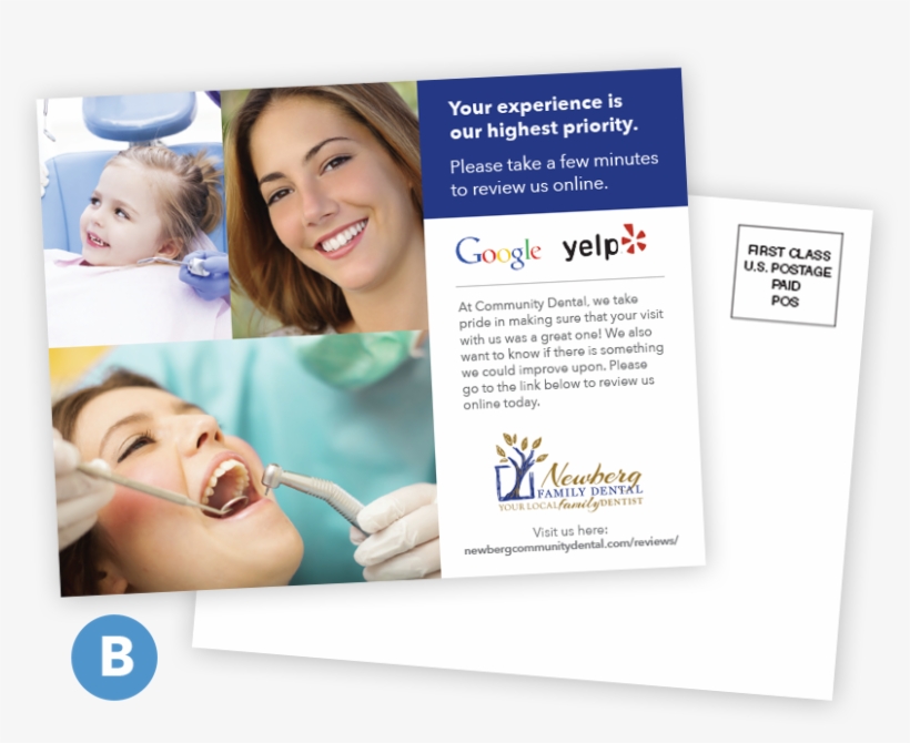 Choose Postcard Template A, B Or C - Postcard Asking For Reviews, transparent png #4207040