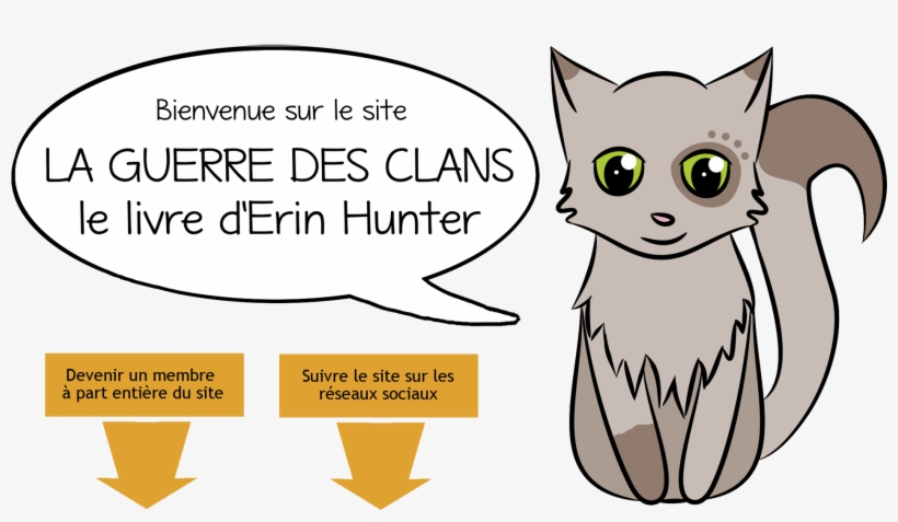 Accéder Au Site La Guerre Des Clans - Guerre Des Clans Personnages, transparent png #4207410