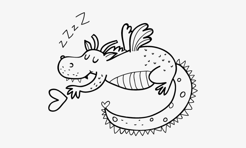 Dibujos De Dragones Dormidos, transparent png #4207599
