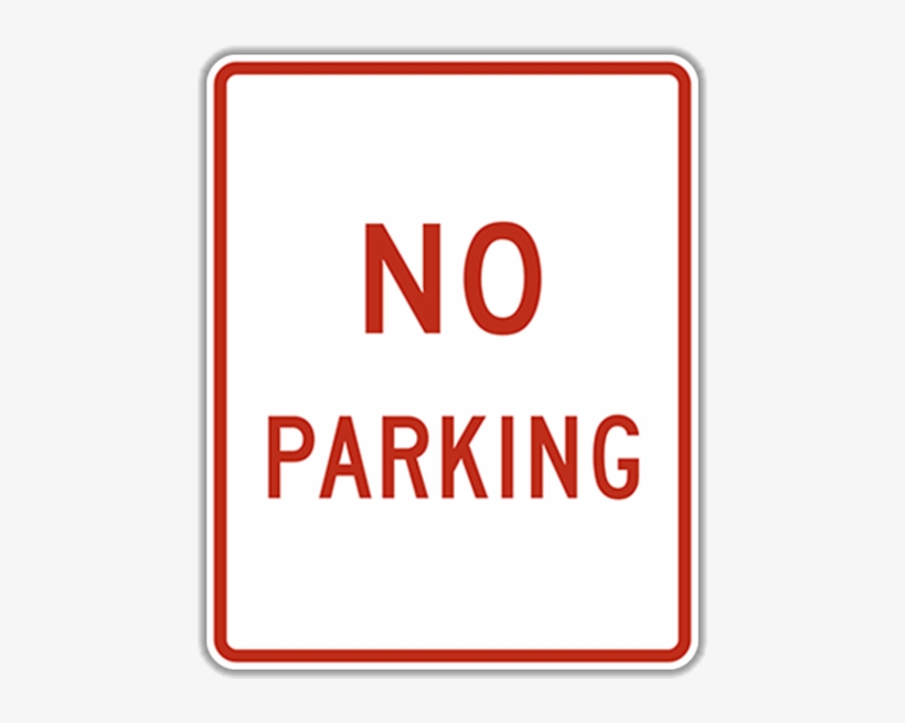 No Parking Here Sign, transparent png #4207991