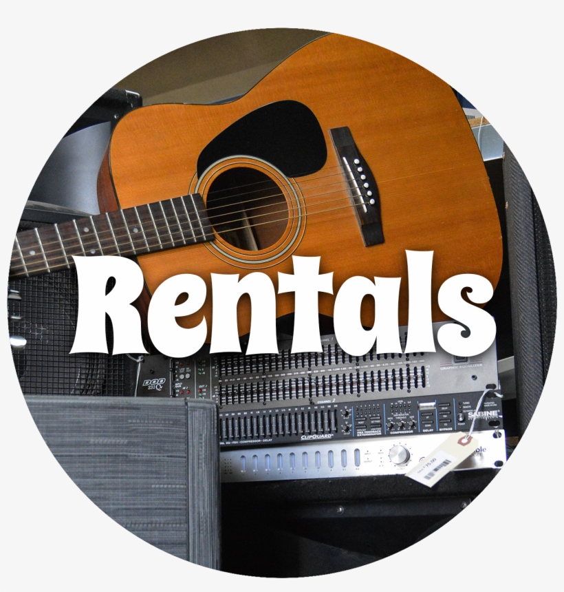 Rental Gear - Acoustic Guitar, transparent png #4208052