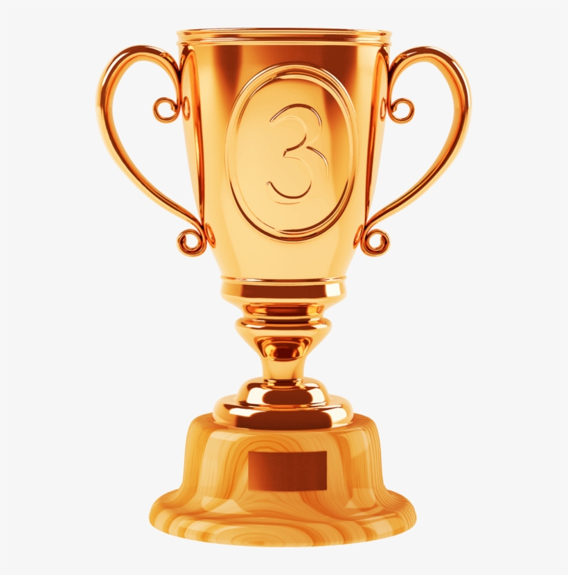 Trophy Bronze Medal Bronze Medal Award - Gold Cup, transparent png #4208055