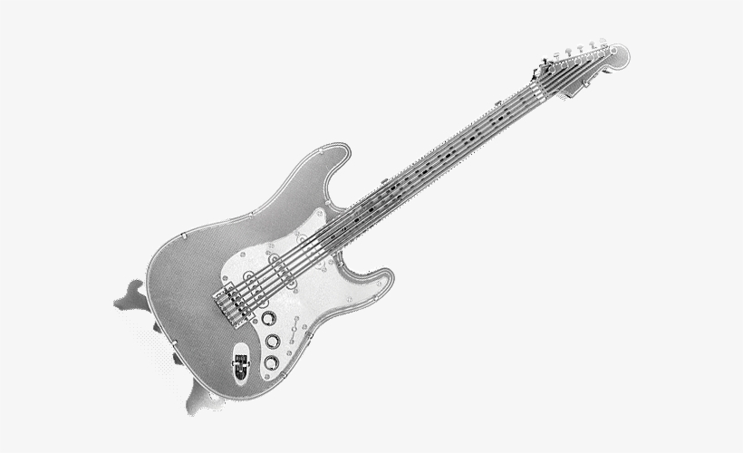 Electric Lead Guitar - Electric Lead Guitar Metal Earth 3d Laser Cut Model, transparent png #4208249