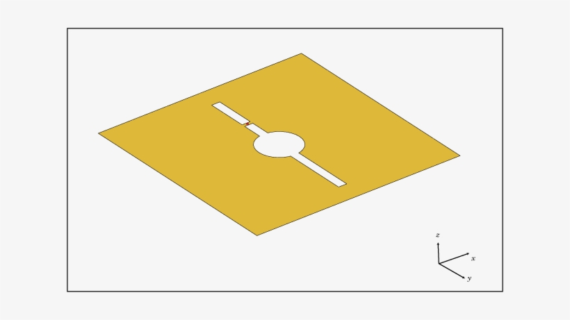 The Feed For This Mesh To Create An Antenna, Analyze - Geometry, transparent png #4208356