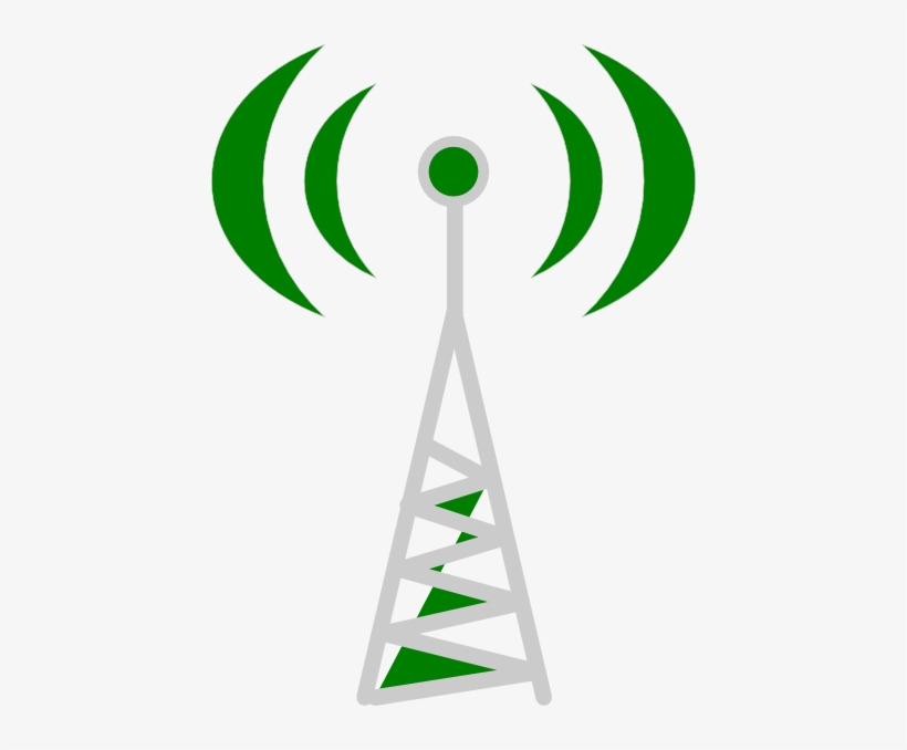 Antenna Clipart Telco - Radio Waves Clip Art, transparent png #4208651